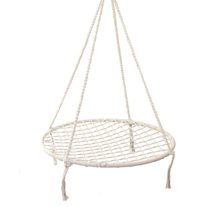 Gardeon Hammock Chair Outdoor Tree Swing Nest Web Hanging Seat 100cm-Hammock-PEROZ Accessories