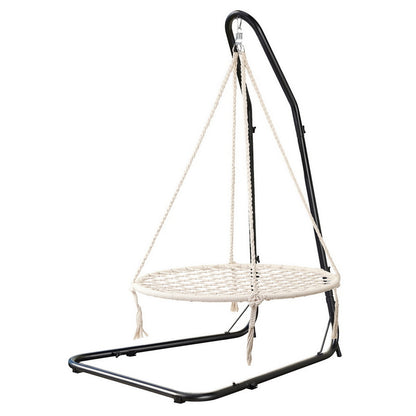 Gardeon Hammock Hanging Chair with Steel Stand-Home &amp; Garden &gt; Hammocks &gt; Hammocks &amp; Accessories-PEROZ Accessories