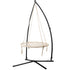 Gardeon Hammock Chair Nest Web Outdoor Swing with Steel Stand 100cm-Hammock-PEROZ Accessories