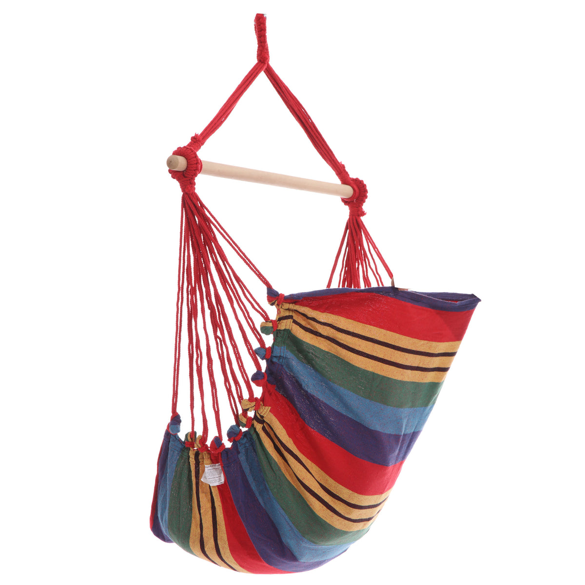 Gardeon Hammock Chair Outdoor Camping Hanging Hammocks Cushion Pillow Rainbow-Hammock-PEROZ Accessories