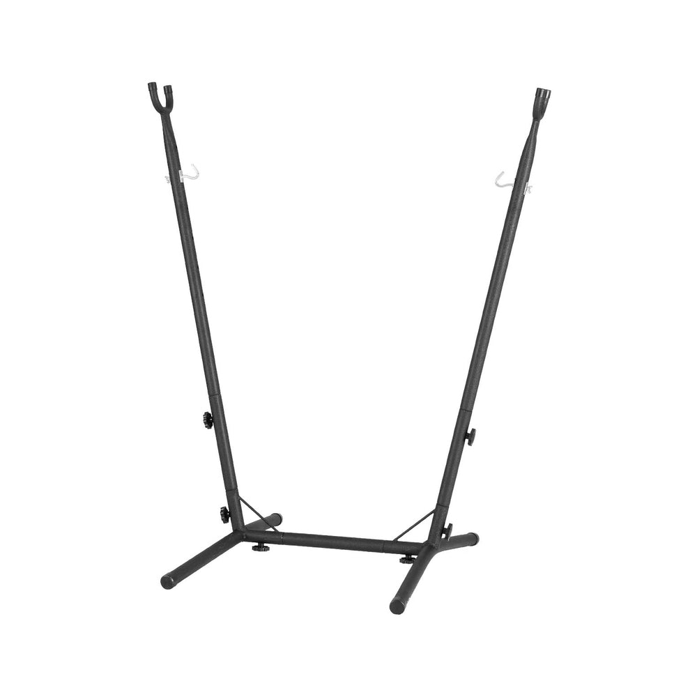 Gardeon Hammock Chair Stand Metal Frame Black-Furniture &gt; Bar Stools &amp; Chairs &gt; Table &amp; Bar Stools-PEROZ Accessories