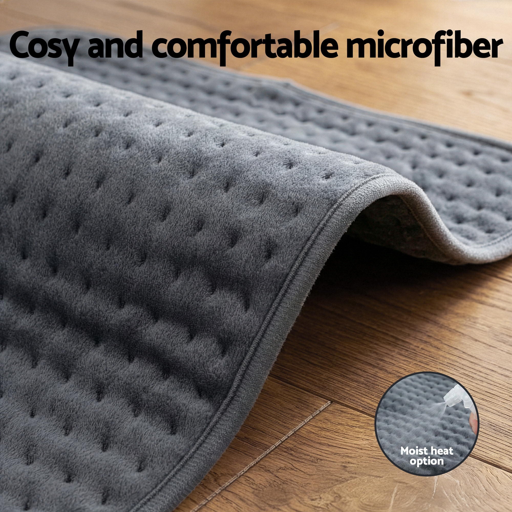 Livemor Electric Heating Pad Heat Mat 60x39cm-Health &amp; Beauty > Massage &amp; Relaxation > Heating Pads-PEROZ Accessories