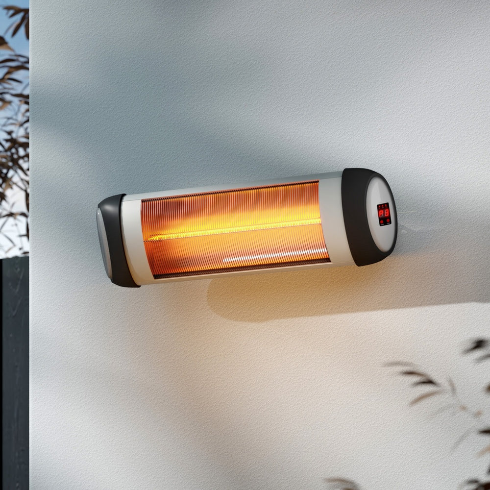 Vevare Electric Strip Infrared Heater Radiant 1500W Remote-Heaters-PEROZ Accessories