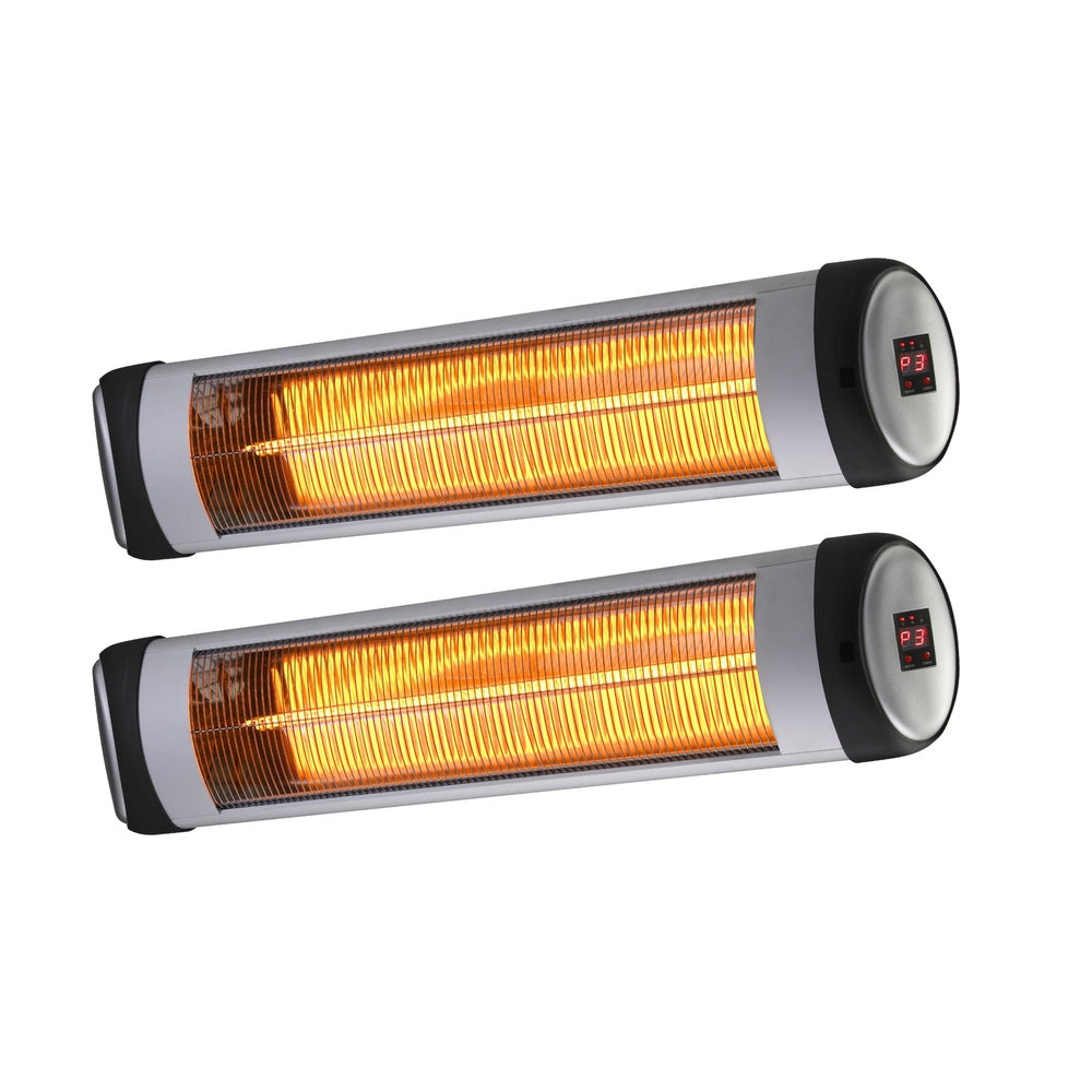Vevare Electric Strip Infrared Heater Radiant 2PCS 2500W-Heaters-PEROZ Accessories