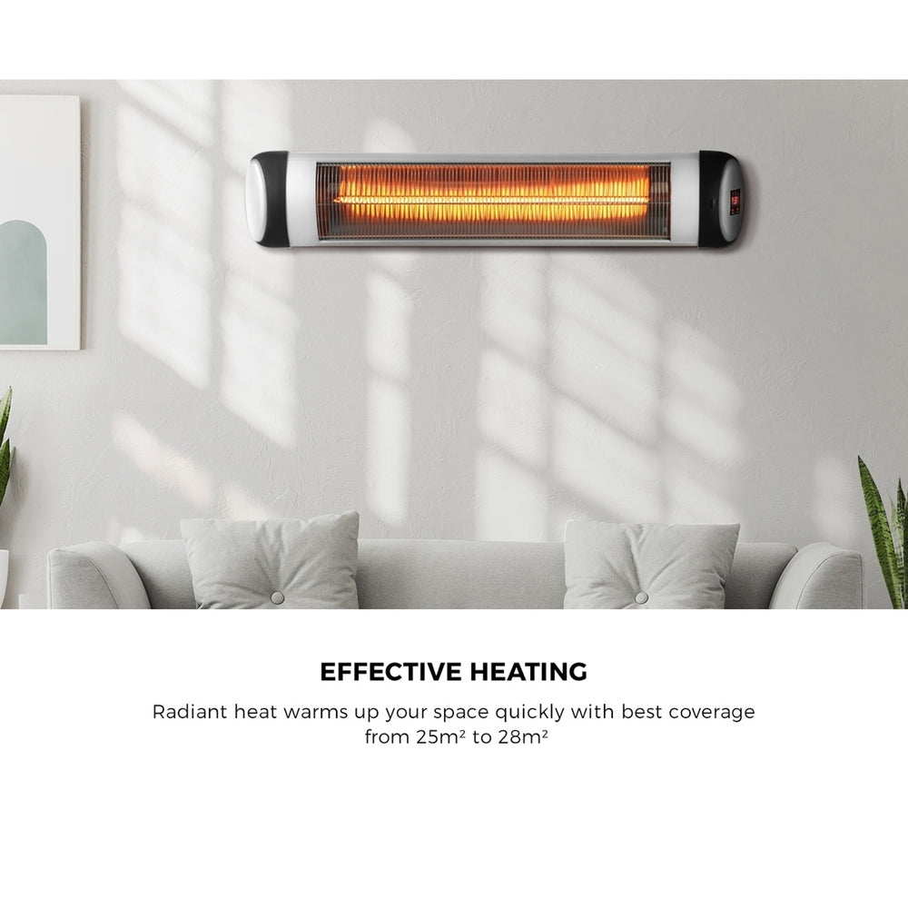 Vevare Electric Strip Infrared Heater Radiant 2PCS 2500W-Heaters-PEROZ Accessories