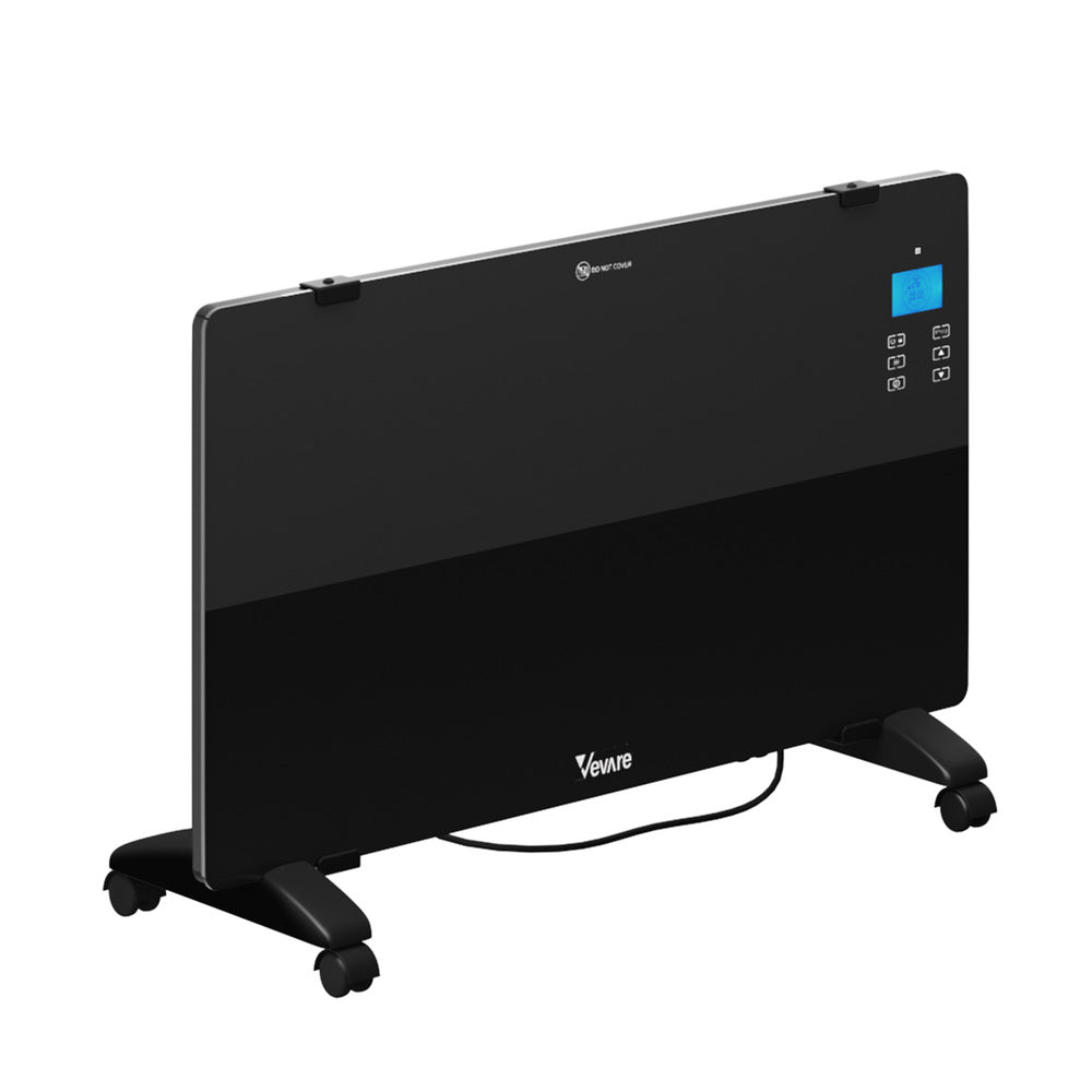 Vevare 2000W Electric Glass Panel Heater Wall Mounted-Heaters-PEROZ Accessories