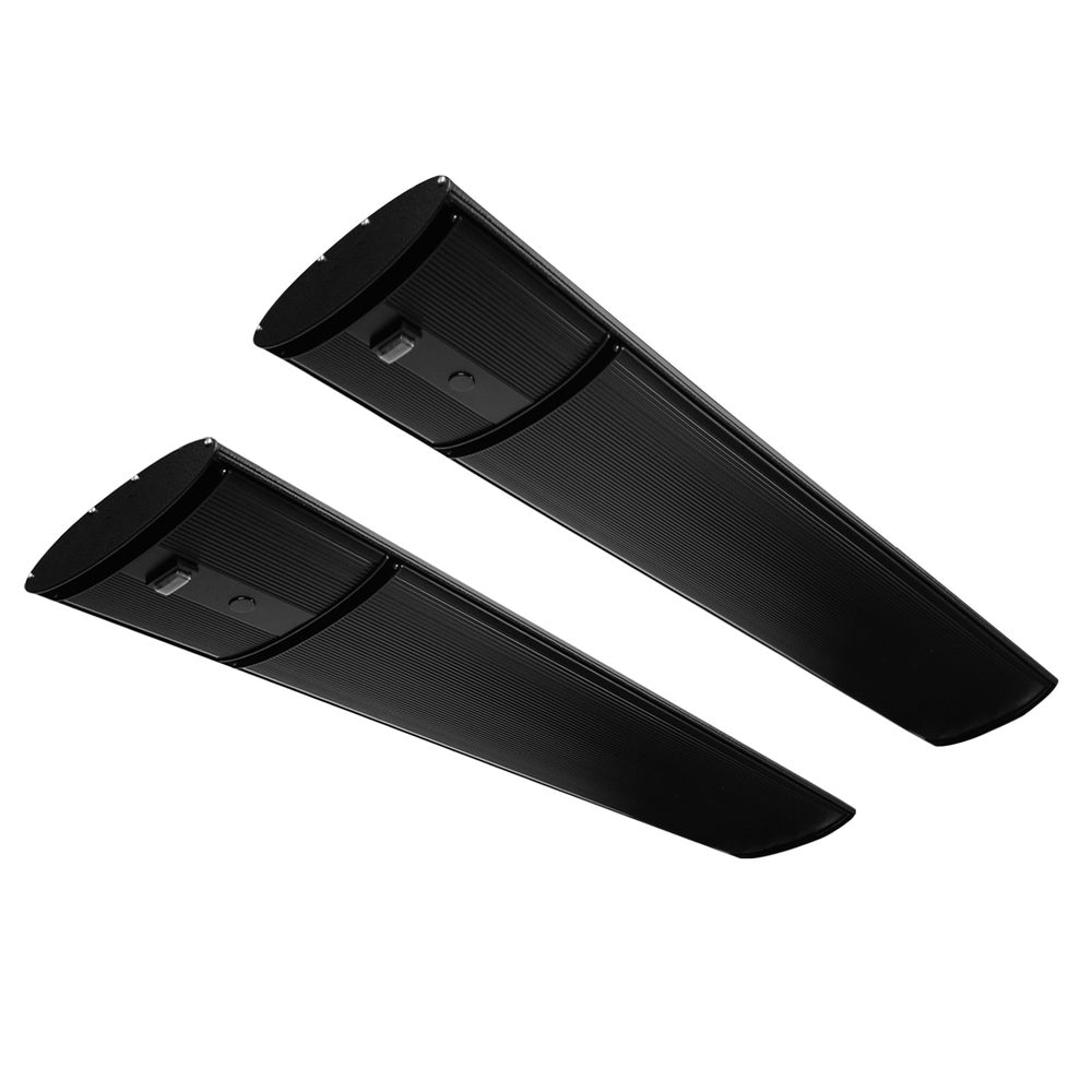 Vevare Electric Strip Heater Radiant Infrared Panel 2pcs 2400W-Heaters-PEROZ Accessories