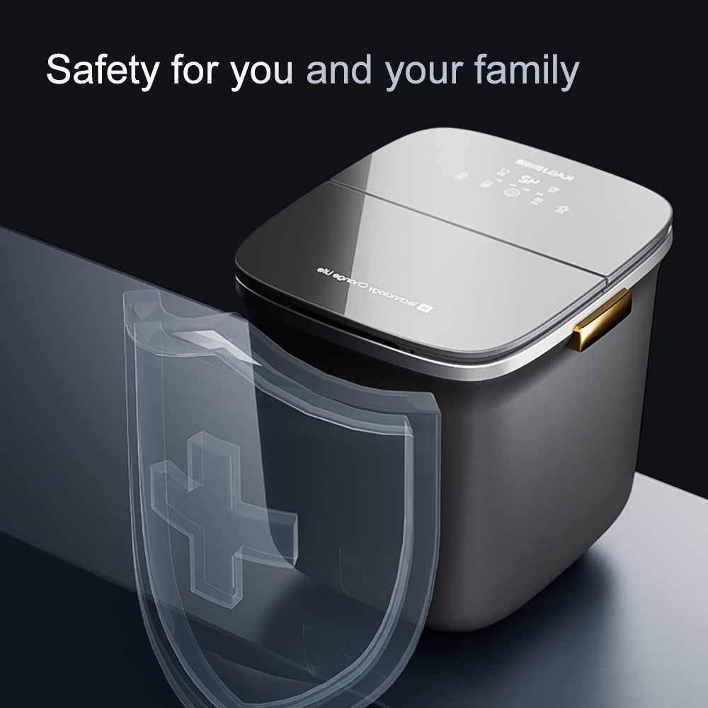 Hoper Layer Foot SPA Airbag Squeezing Foot Bath Massager Dry and Wet Dual-use QN-01-Foot Care-PEROZ Accessories