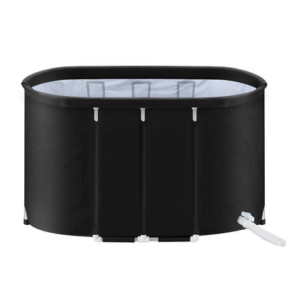 Portable Ice Bath Tub 120x70X70CM Inflatable Cold Water Folding Bathtub Spa Massage-Furniture &gt; Bathroom &gt; Bathtubs-PEROZ Accessories