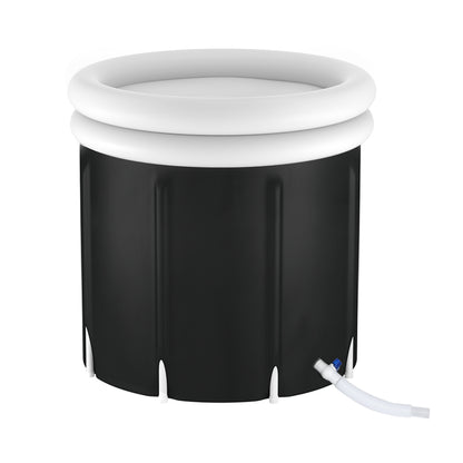 Weisshorn Portable Ice Bath Tub 80X80CM Inflatable Folding Bathtub Spa Massage-Furniture &gt; Bathroom &gt; Bathtubs-PEROZ Accessories