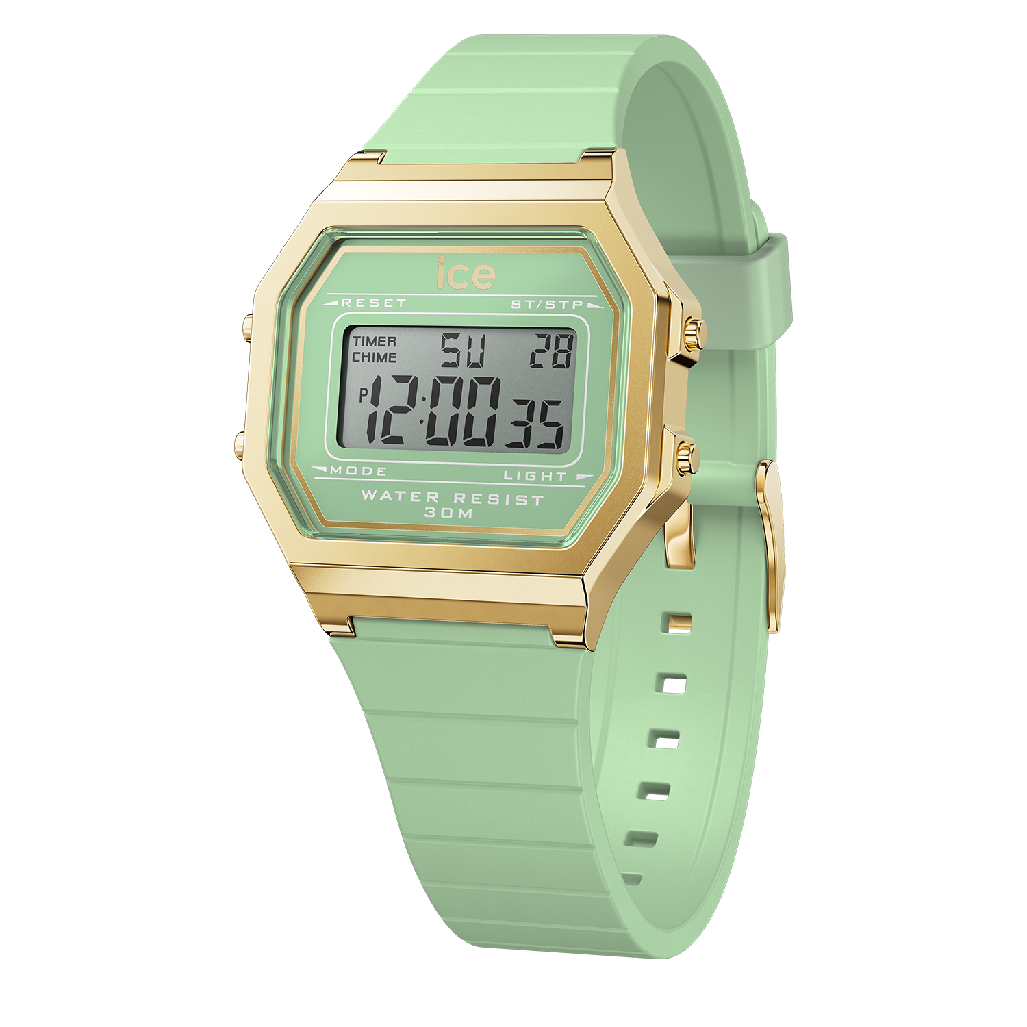 ICE digit retro - Lagoon green-PEROZ Accessories