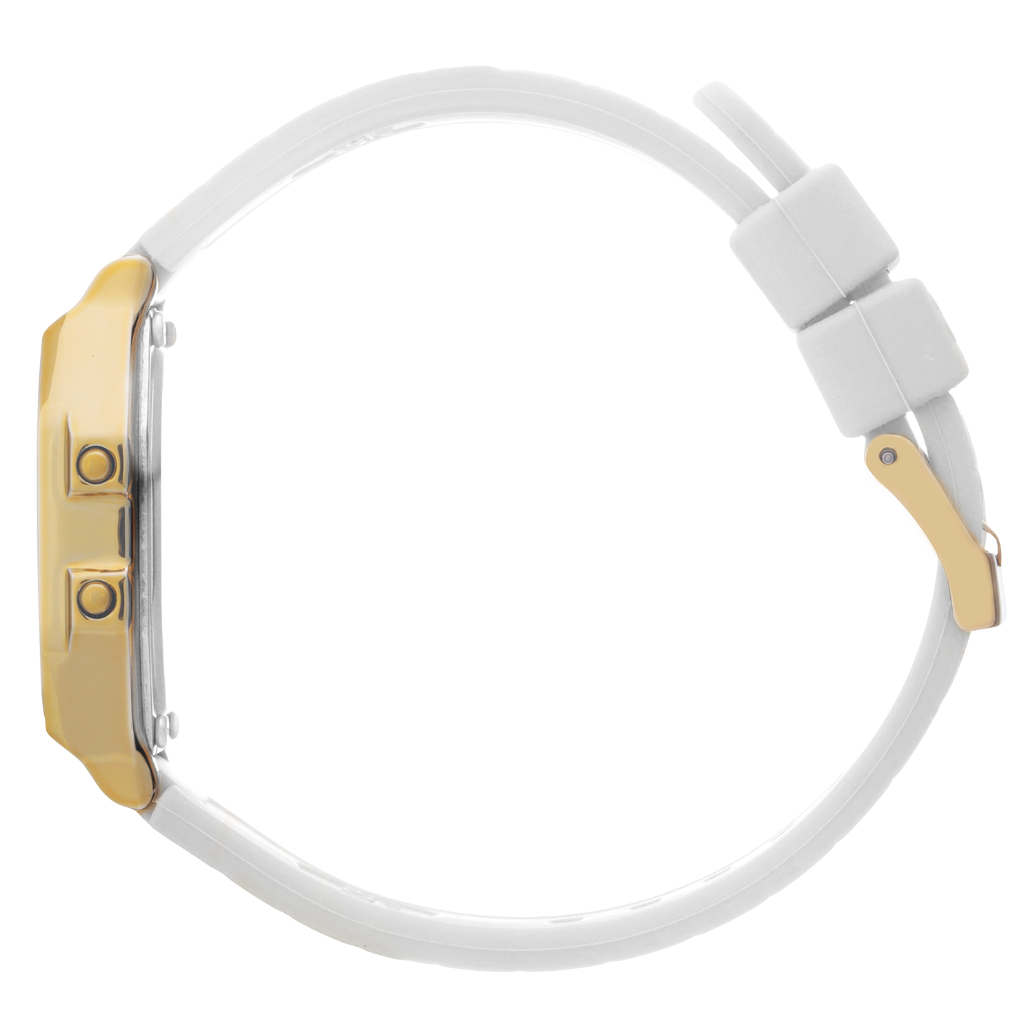 ICE digit retro - White gold-PEROZ Accessories