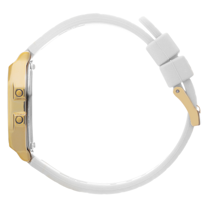 ICE digit retro - White gold-PEROZ Accessories