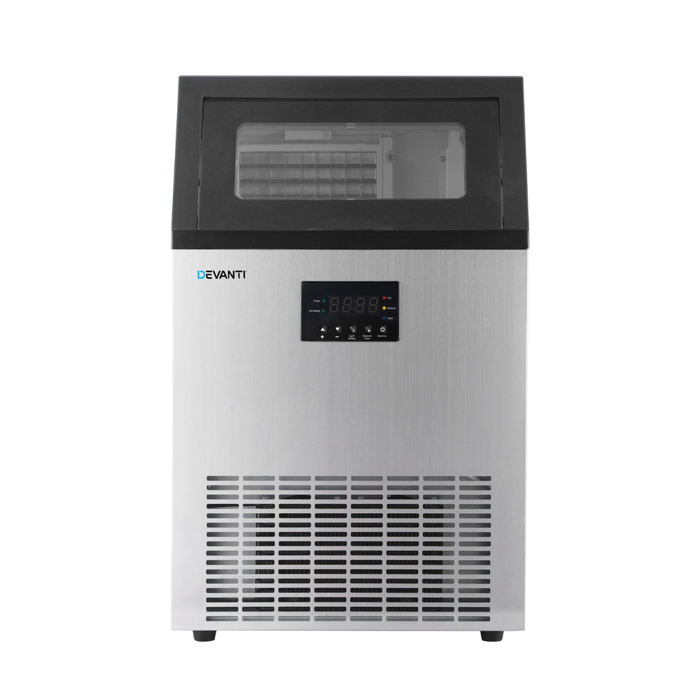 Devanti 45kg Ice Maker Commercial Machine-Appliances &gt; Kitchen Appliances &gt; Ice Makers-PEROZ Accessories
