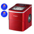 Devanti 12kg Ice Maker Machine Red-Ice Makers-PEROZ Accessories