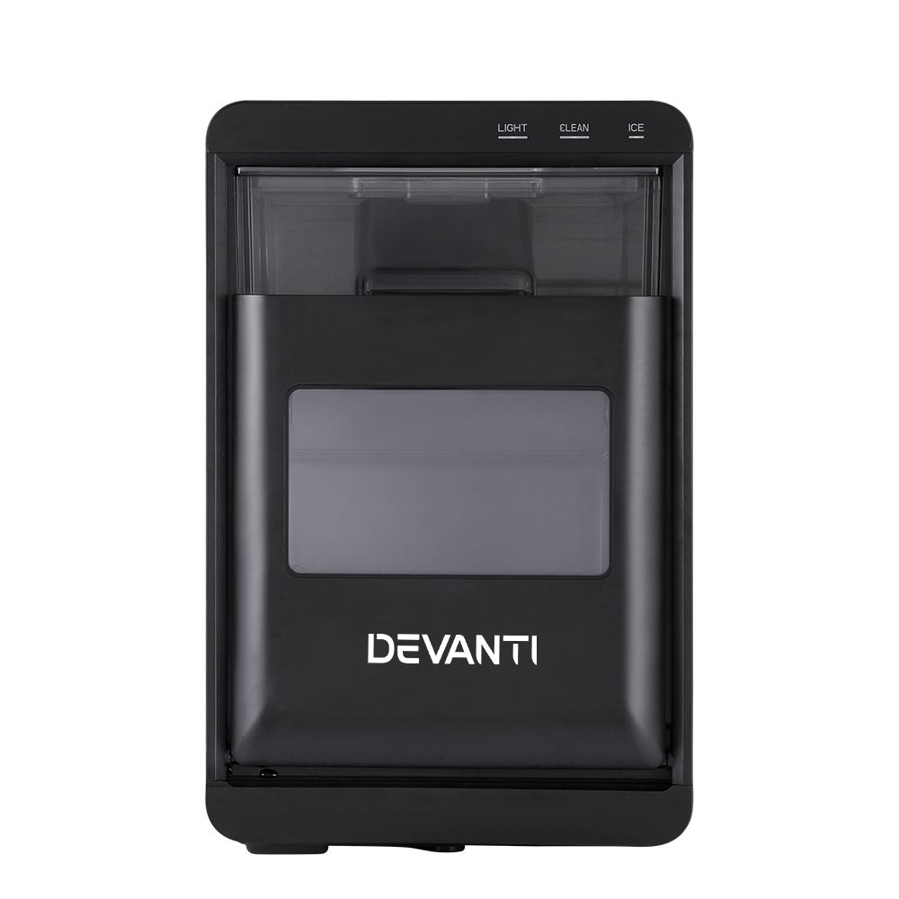 Devanti Ice Maker Machine 20kg Chewable Nugget Ice Countertop w/Self Cleaning-Appliances > Kitchen Appliances > Ice Makers-PEROZ Accessories
