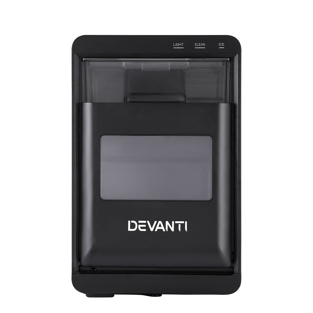 Devanti Ice Maker Machine 20kg Chewable Nugget Ice Countertop w/Self Cleaning-Appliances > Kitchen Appliances > Ice Makers-PEROZ Accessories