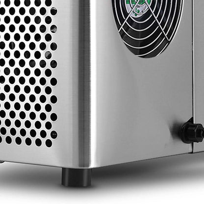 Devanti 3.2L Stainless Steel Portable Ice Cube Maker-Ice Makers-PEROZ Accessories