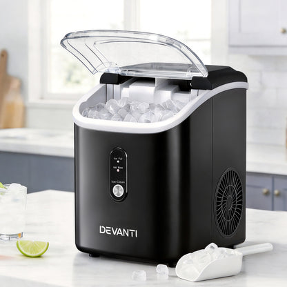 Devanti 15kg Nugget Ice Maker Machine-Appliances > Kitchen Appliances-PEROZ Accessories