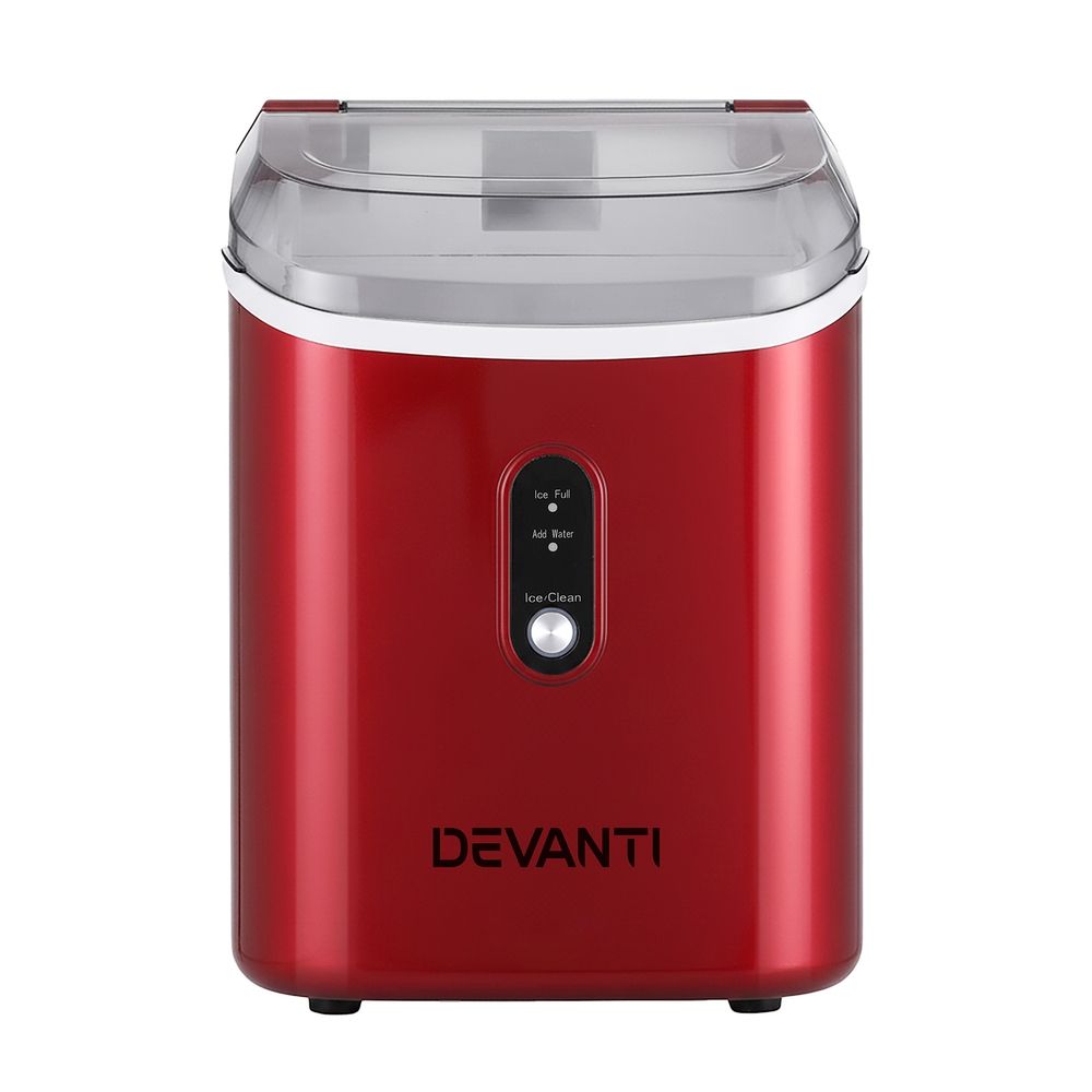 Devanti Ice Maker Machine 15kg Nugget Chewable Ice Cube-Appliances > Kitchen Appliances > Ice Makers-PEROZ Accessories