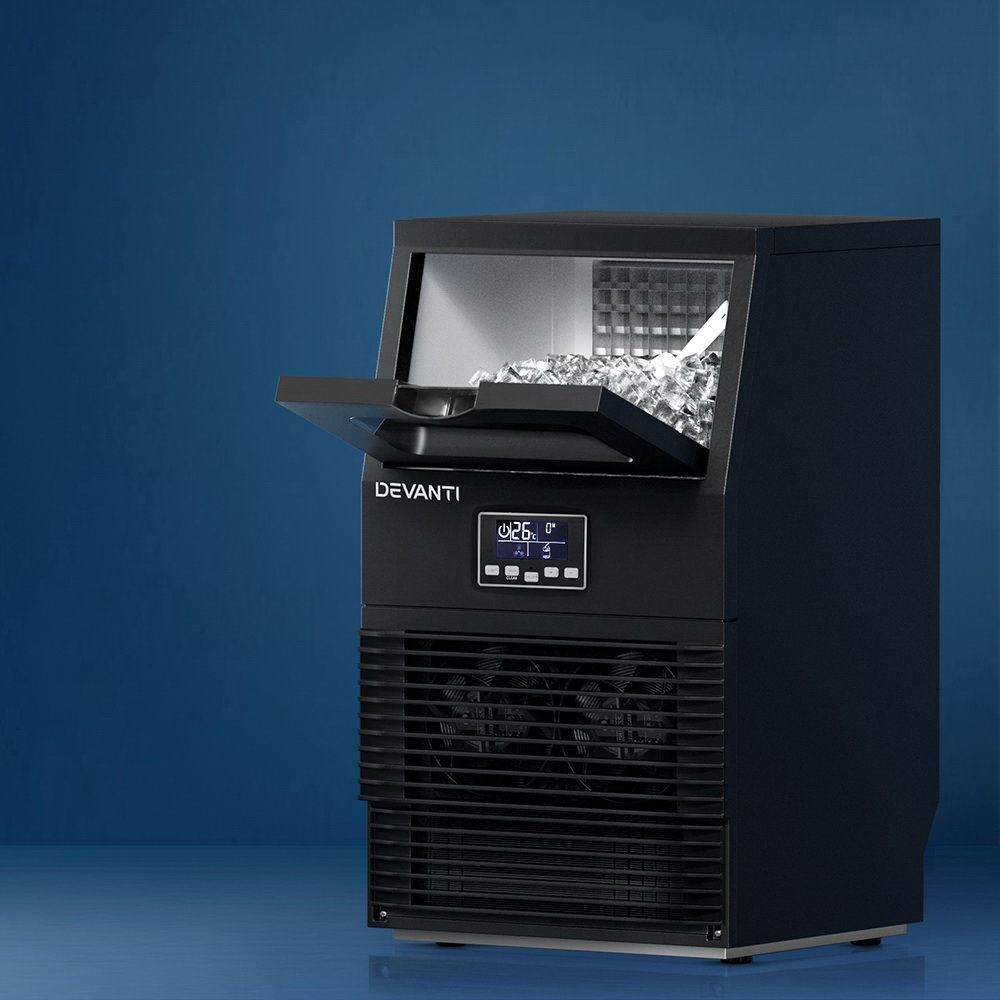 Devanti Commercial Ice Maker Cube Machine 30kg-Appliances > Kitchen Appliances-PEROZ Accessories