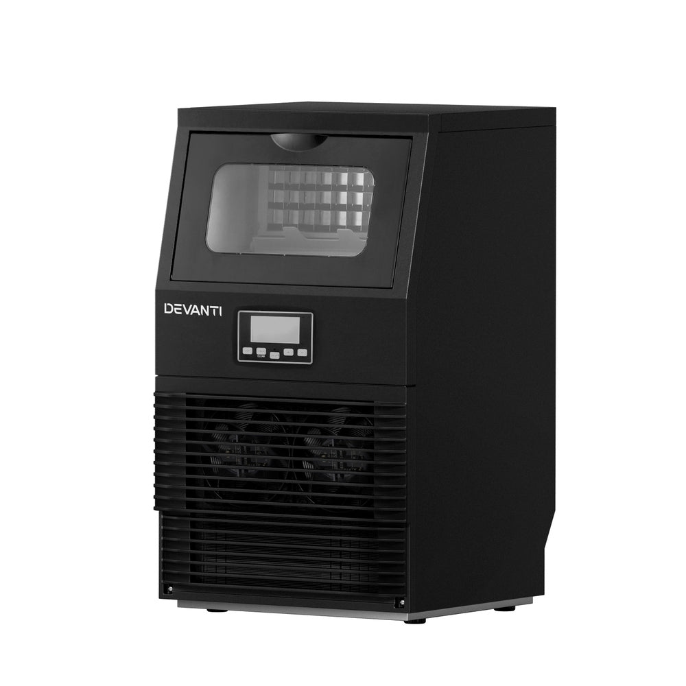 Devanti Commercial Ice Maker Cube Machine 30kg-Appliances &gt; Kitchen Appliances-PEROZ Accessories