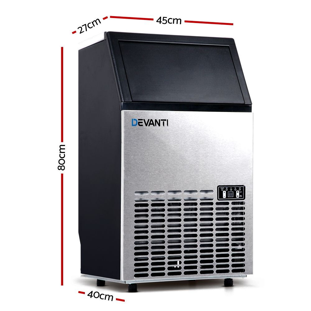 Devanti 45-60kg Commercial Ice Maker Machine-Ice Makers-PEROZ Accessories