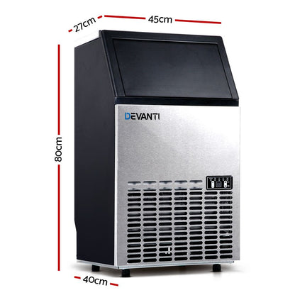 Devanti 45-60kg Commercial Ice Maker Machine-Ice Makers-PEROZ Accessories
