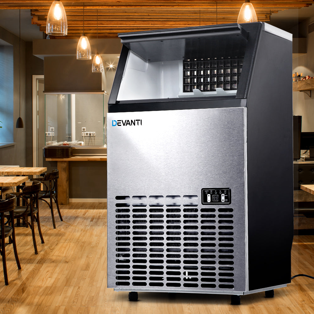 Devanti 60kg Commercial Ice Maker Machine-Ice Makers-PEROZ Accessories