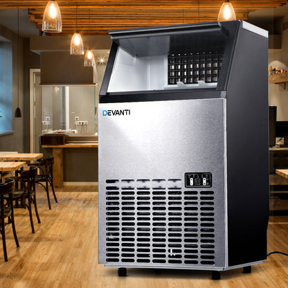Devanti 60kg Commercial Ice Maker Machine-Ice Makers-PEROZ Accessories