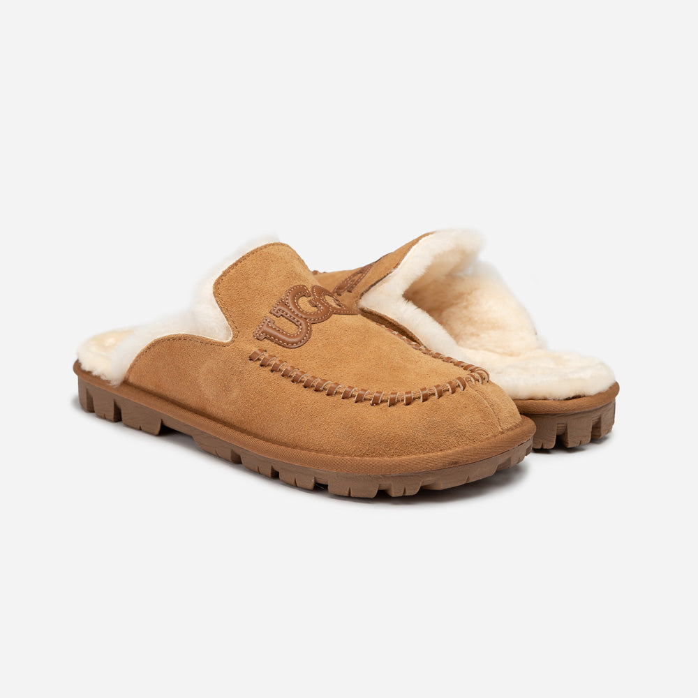 Ugg Fremantle Sudge Logo Women Slipper-Women Slippers-PEROZ Accessories