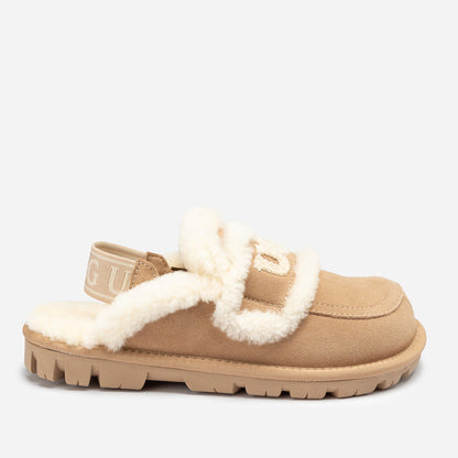 Ugg Violet Shearling Slipper (Elastic Logo) (Detachable Feature)