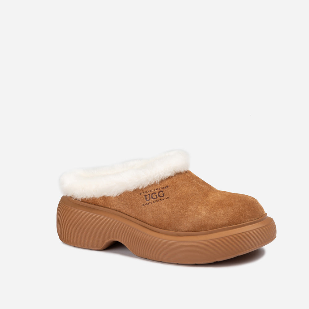 Ugg Shearling Heights Clog-LADIES UGG-PEROZ Accessories