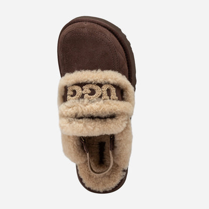 Ugg Violet Matelassé Shearling Platform Slipper (Detachable Feature)-Women Slippers-PEROZ Accessories
