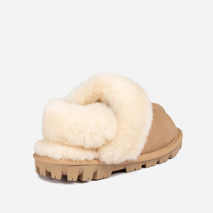 Ugg Coquette Slipper (Elastic Logo &amp; Wool Strap) (Detachable Feature)-PEROZ Accessories