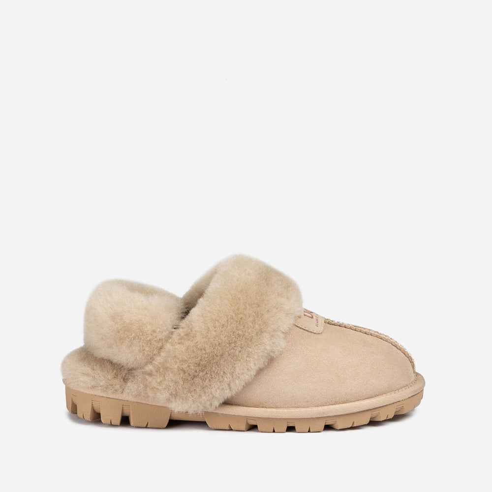 Ugg Coquette Slipper (Elastic Logo &amp; Wool Strap) (Detachable Feature)-PEROZ Accessories