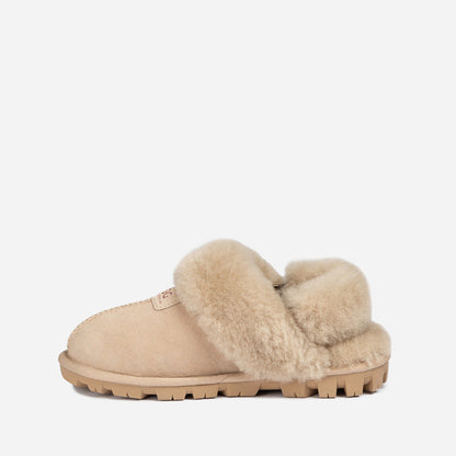 Ugg Coquette Slipper (Elastic Logo &amp; Wool Strap) (Detachable Feature)-PEROZ Accessories