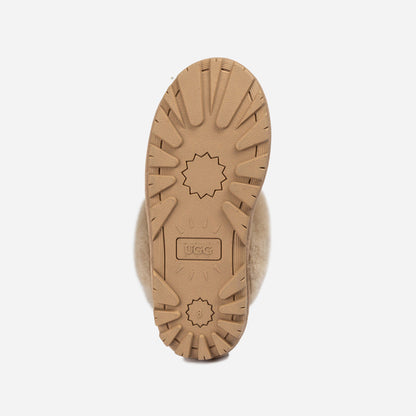 Ugg Coquette Slipper (Elastic Logo &amp; Wool Strap) (Detachable Feature)-PEROZ Accessories
