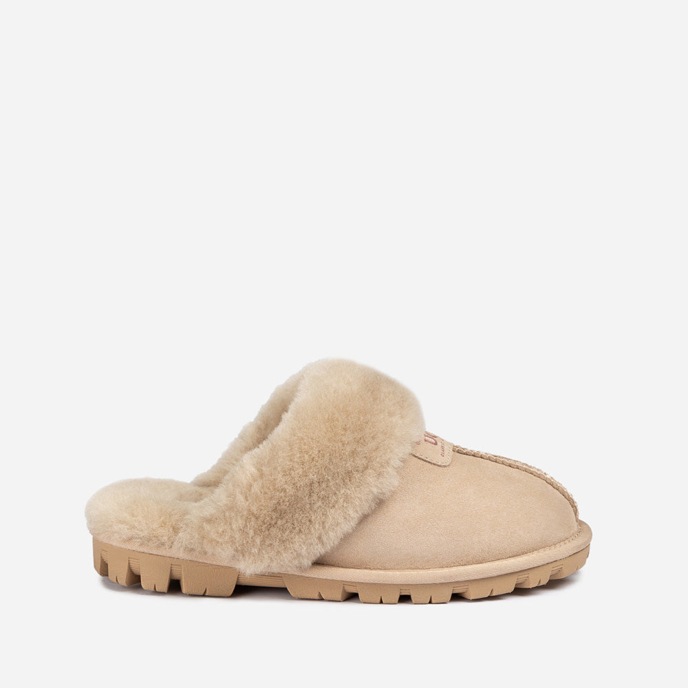Ugg Coquette Slipper (Elastic Logo &amp; Wool Strap) (Detachable Feature)-PEROZ Accessories