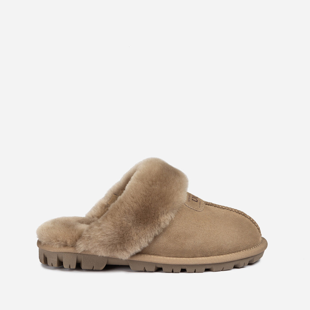 Ugg Coquette Slipper (Elastic Logo &amp; Wool Strap) (Detachable Feature)-PEROZ Accessories
