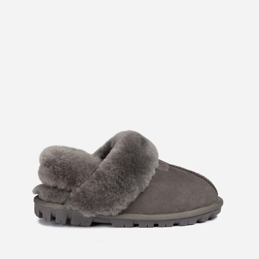 Ugg Coquette Slipper (Elastic Logo &amp; Wool Strap) (Detachable Feature)-PEROZ Accessories