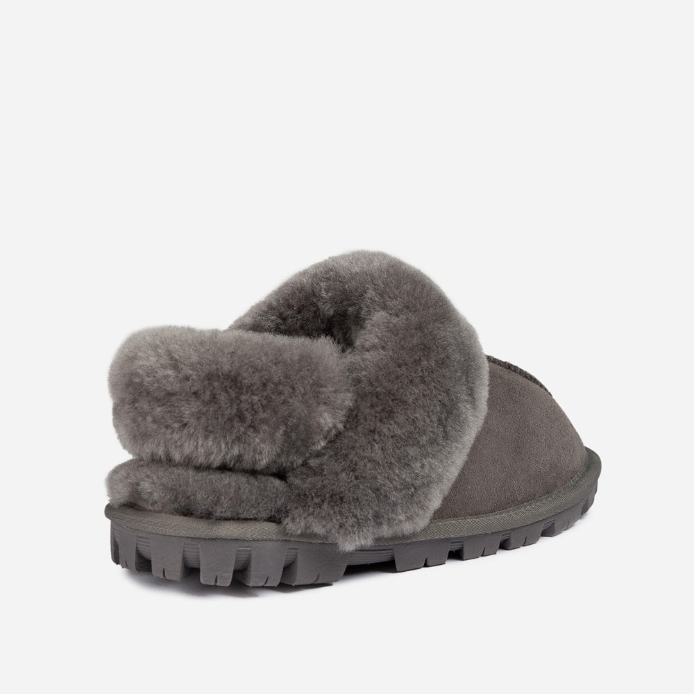 Ugg Coquette Slipper (Elastic Logo &amp; Wool Strap) (Detachable Feature)-PEROZ Accessories