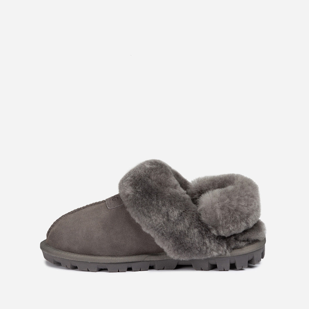 Ugg Coquette Slipper (Elastic Logo &amp; Wool Strap) (Detachable Feature)-PEROZ Accessories