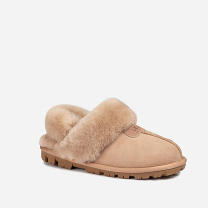 Ugg Coquette Slipper (Elastic Logo &amp; Wool Strap) (Detachable Feature)-PEROZ Accessories