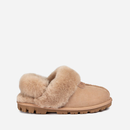 Ugg Coquette Slipper (Elastic Logo &amp; Wool Strap) (Detachable Feature)-PEROZ Accessories