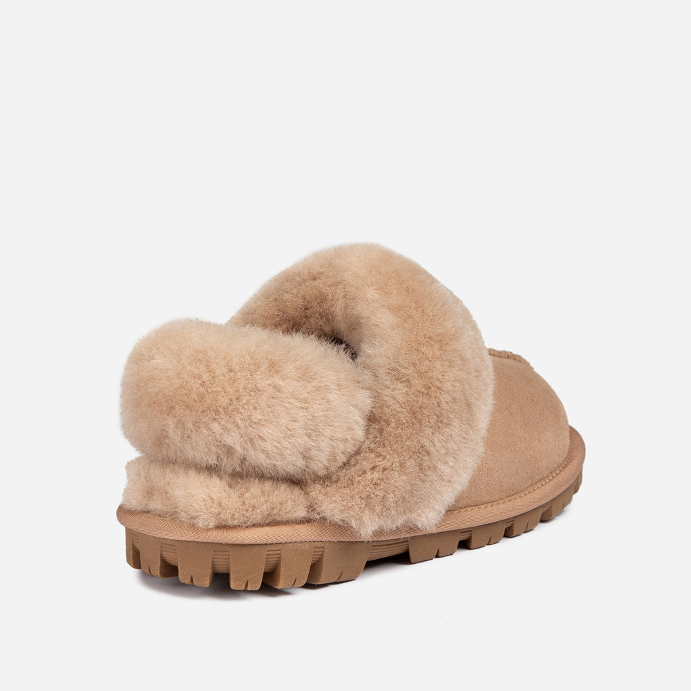 Ugg Coquette Slipper (Elastic Logo &amp; Wool Strap) (Detachable Feature)-PEROZ Accessories