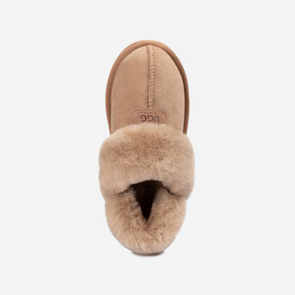Ugg Coquette Slipper (Elastic Logo &amp; Wool Strap) (Detachable Feature)-PEROZ Accessories