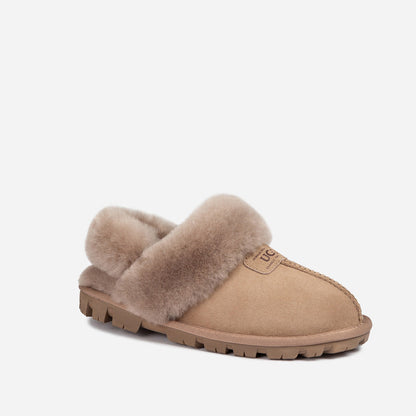 Ugg Coquette Slipper (Elastic Logo &amp; Wool Strap) (Detachable Feature)-PEROZ Accessories