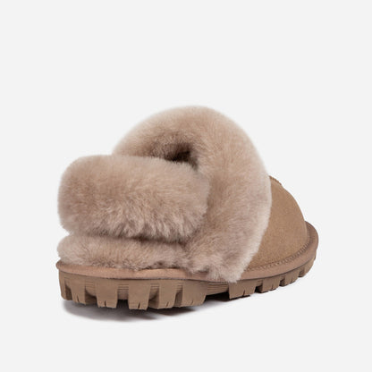 Ugg Coquette Slipper (Elastic Logo &amp; Wool Strap) (Detachable Feature)-PEROZ Accessories