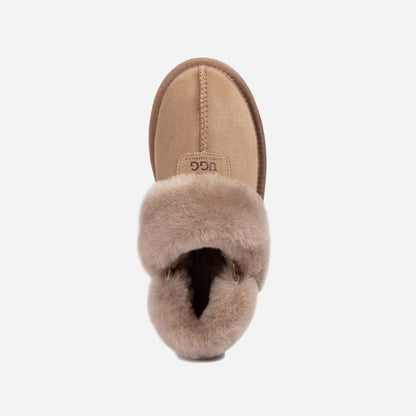 Ugg Coquette Slipper (Elastic Logo &amp; Wool Strap) (Detachable Feature)-PEROZ Accessories